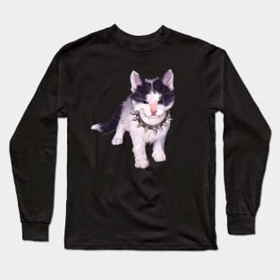 Punk Kitten Long Sleeve T-Shirt